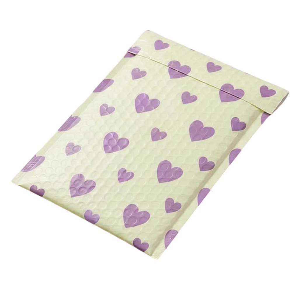 15 Pack 6x10 Purple Heart Bubble Mailers Padded Envelopes Shipping Supplies